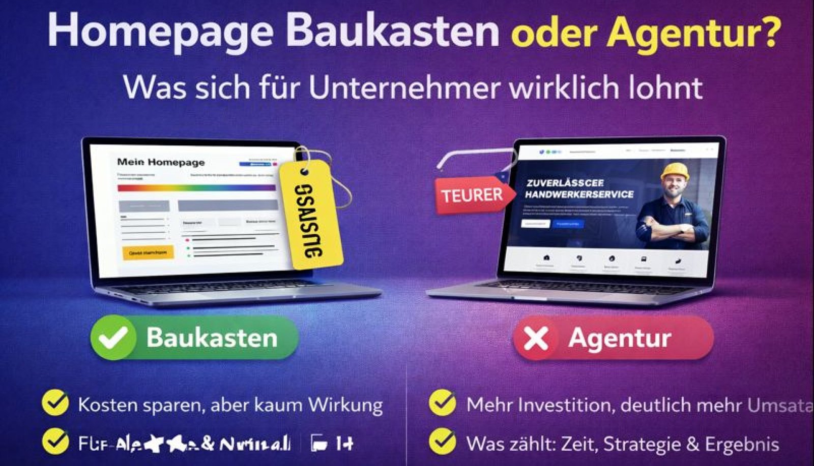 Homepage bauskausten oder agentur?