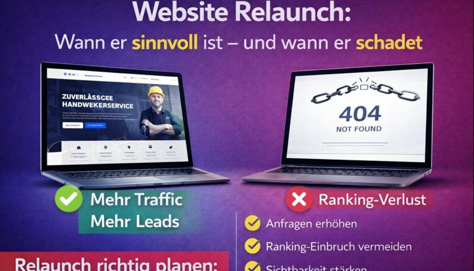 website relaunch sinnvoll